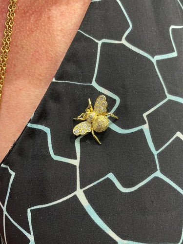 Broche BROCHE INSECTE DIAMANTS 58 Facettes 050431