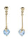 Boucles d'oreilles BOUCLES D'OREILLES PENDANTES COEURS TOPAZES 58 Facettes 059691