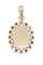 Pendentif AUGIS - MÉDAILLE D'AMOUR RUBIS ET DIAMANTS 58 Facettes 073871