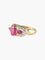 Bague Bague triptyque rubis poire et brillant or jaune 58 Facettes LP49-3