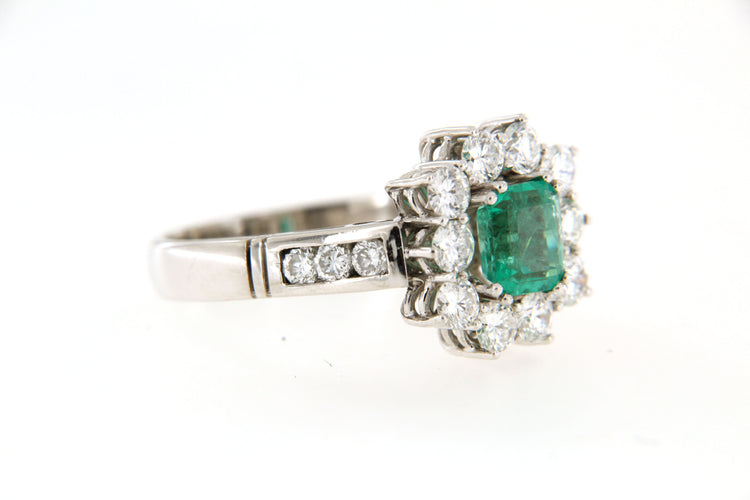 Bague Bague Marguerite Emeraude 58 Facettes 6380j