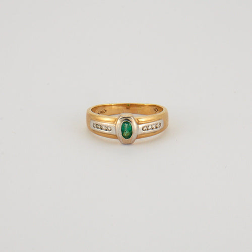 Bague 60 Bague Emeraude Diamants 58 Facettes EL2-31