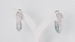 Boucles d'oreilles Boucles d'oreilles aigues marines et diamants 58 Facettes 32153