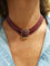 Collier COLLIER 4 RANGS RACINES DE RUBIS 58 Facettes 070161