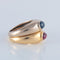 Bague 52 POIRAY - bague cabochon saphir et tourmaline 58 Facettes
