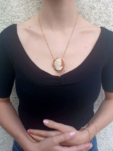 Pendentif Pendentif Broche Camée Coquillage 58 Facettes 3114/1