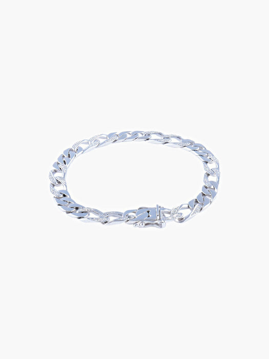 Bracelet Bracelet Or Blanc Diamants 58 Facettes