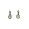 Boucles d'oreilles Boucles d'Oreilles - Or, Platine et Diamants 58 Facettes 220316R