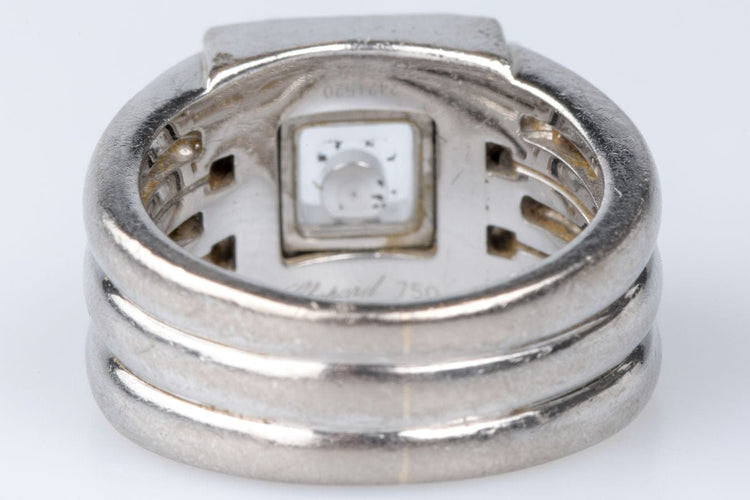 Bague 54 CHOPARD - Bague Or blanc 45 Diamants 58 Facettes BG-CHOP1-104