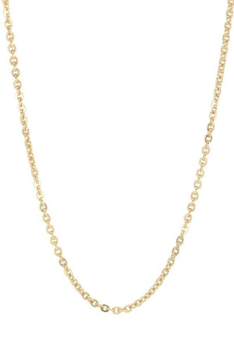 Collier CHAINE MAILLE FORÇAT PLATE 58 Facettes 046061