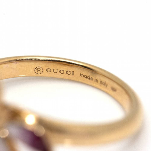 Bague 54 GUCCI - Bague Papillon en Or et Email 58 Facettes D360468FJ