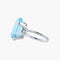 Bague 55 Bague Topaze bleue 58 Facettes