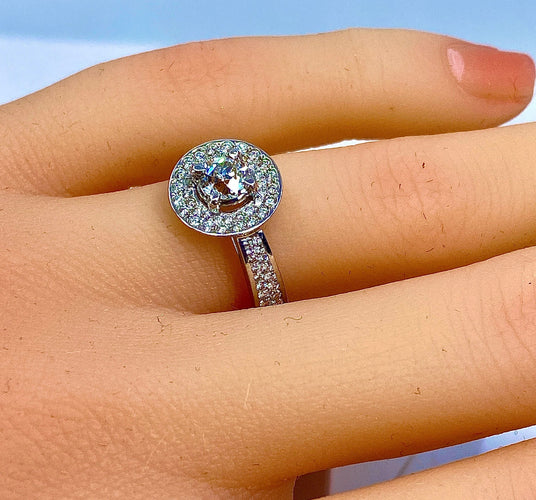 Bague 51 Bague Solitaire diamants 58 Facettes AB260