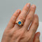 Bague 52 Bague vintage Topaze bleu suisse 58 Facettes