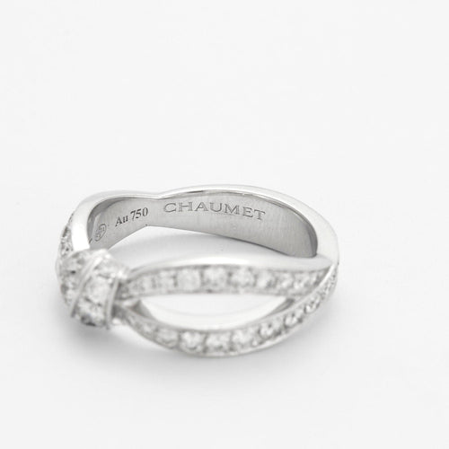 Bague 52 BAGUE CHAUMET LIENS SEDUCTION OR GRIS 58 Facettes