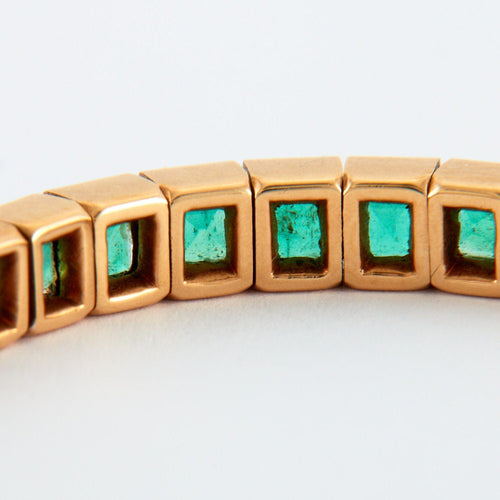 Bracelet CARTIER - Bracelet ligne Emeraudes 58 Facettes