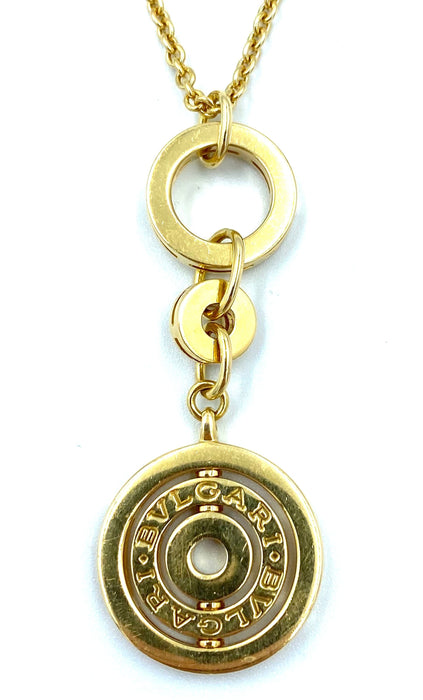 Collier BVLGARI. Collection Astrale, collier or jaune 18K 58 Facettes