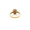 Bague 54 Bague or jaune diamants rubis 58 Facettes V43