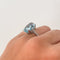 Bague 55 Bague Topaze bleue 58 Facettes