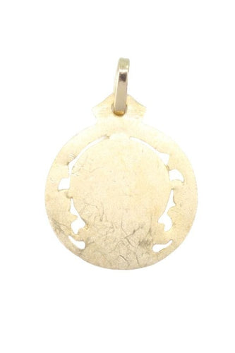 Pendentif MÉDAILLE VIERGE FILLE AJOURÉE 58 Facettes 077301