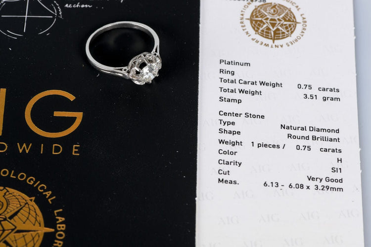 Bague 55 Bague solitaire Or blanc Diamant 58 Facettes J5330495938-AIG6