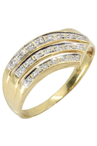 Bague BAGUE MODERNE DIAMANTS 58 Facettes 051361