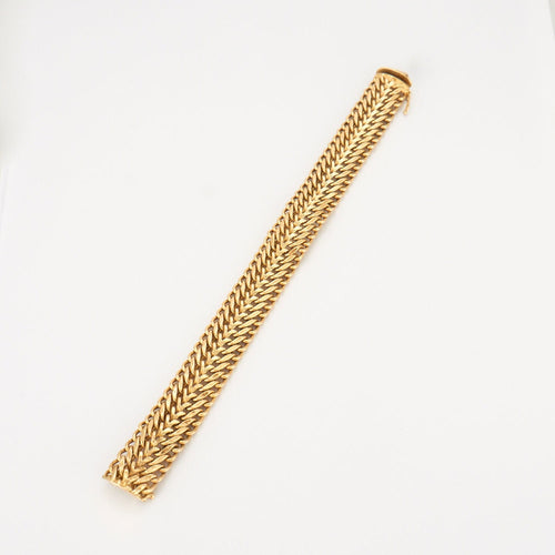 Bracelet Bracelet Ruban en Or jaune 58 Facettes EL1