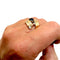 Bague Bague Saphir diamants or jaune 58 Facettes 2563