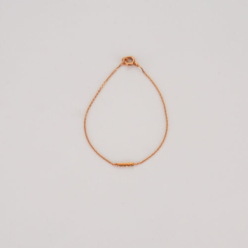 Bracelet Bracelet or rose diamants 58 Facettes