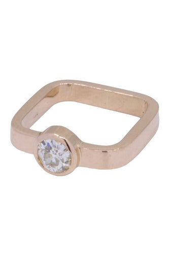 Bague 43 Bague solitaire Or et Diamant 58 Facettes 076121