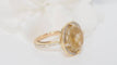 Bague 52 Bague Chaumet en or jaune, quartz rutile et diamants 58 Facettes 31955