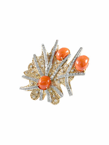 Broche Broche Couture Corail 58 Facettes