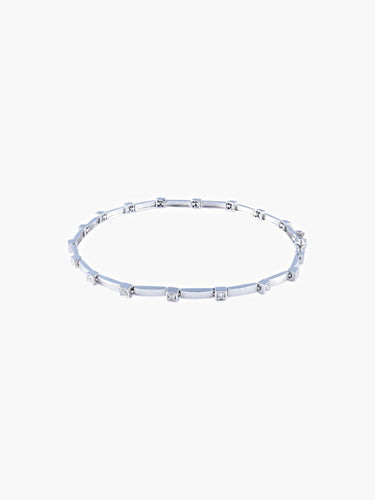 Bracelet Bracelet Or Blanc Diamants 58 Facettes