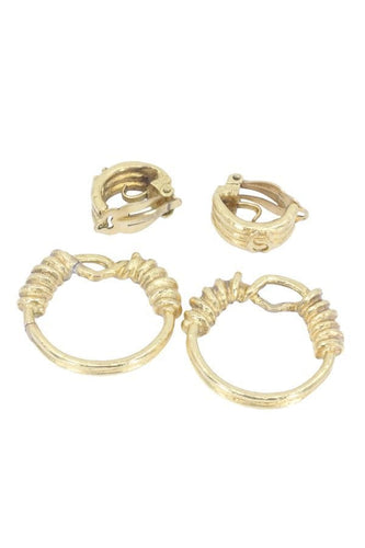 Boucles d'oreilles CLIPS SIGNÉS CHANEL 58 Facettes 072501