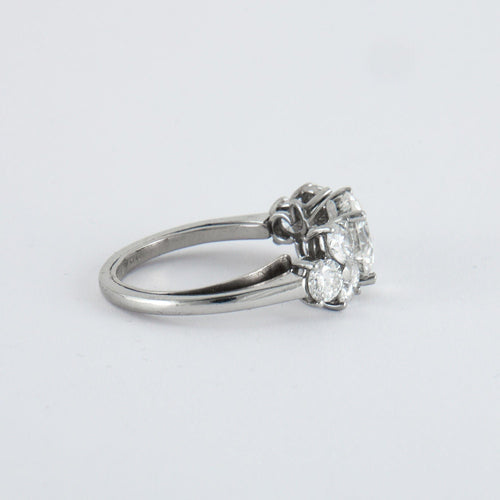 Bague 55 Bague Solitaire accompagné Diamant 2.07cts 58 Facettes ADA01