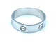 Bague CARTIER. Collection Love, bague or blanc 58 Facettes