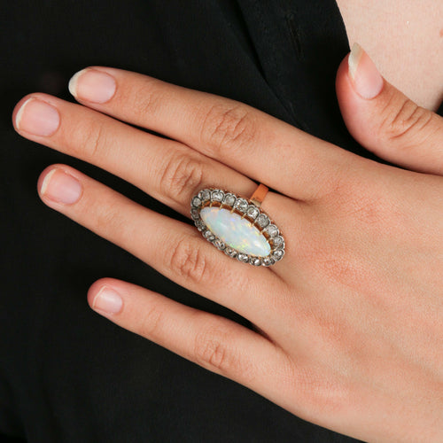 Bague Bague Marquise Opale 58 Facettes