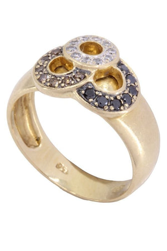 Bague 53 BAGUE MODERNE DIAMANTS 58 Facettes 075281