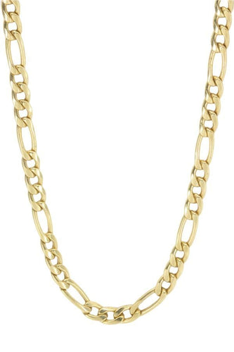 Collier CHAINE MAILLE FIGARO ALTERNÉE 58 Facettes 045261