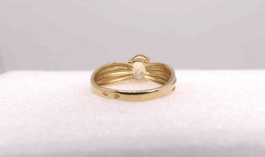 Bague 55 Bague Or jaune Citrine 58 Facettes 11683