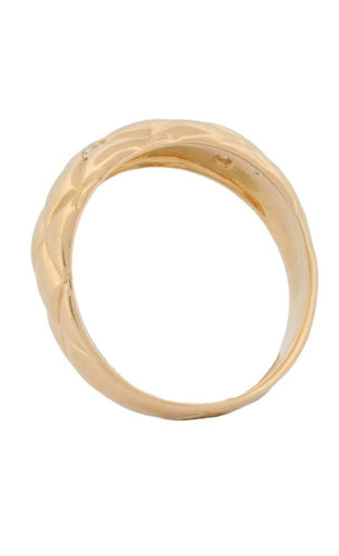 Bague BAGUE MODERNE JONC DIAMANTS 58 Facettes 054521