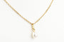 Collier Collier et pendentif perle en or jaune 58 Facettes 21PERLE-62