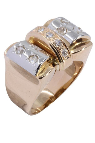 Bague 55 BAGUE TANK DIAMANTS 58 Facettes 062231