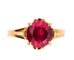 Bague 53 Bague Solitaire Rubellite 58 Facettes