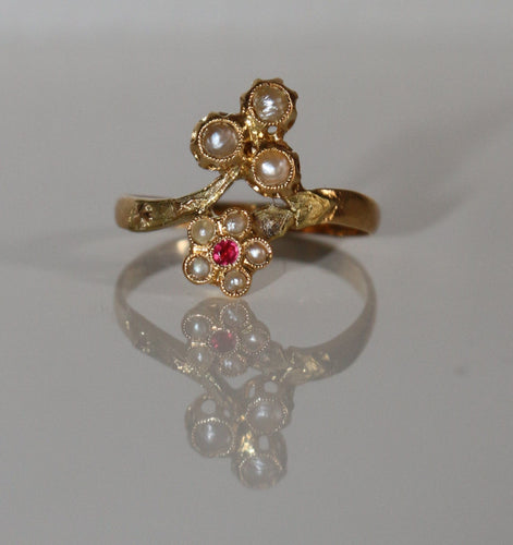 Bague 58 Bague Toi et Moi Napoléon III 58 Facettes 497