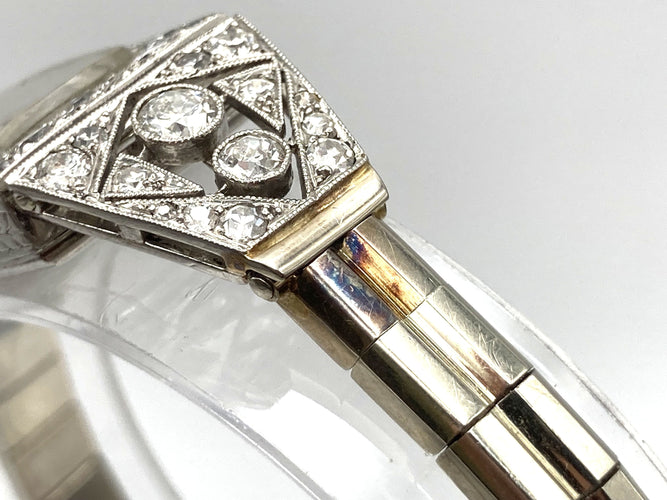 Montre Montre Art Déco diamants 2.44 cts 58 Facettes 07/07 - 16