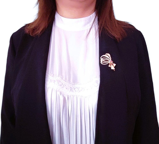 Broche Broche Noeud Diamants 58 Facettes RA-600/3