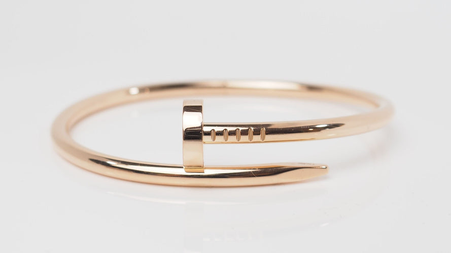 Bracelet 17cm CARTIER - Bracelet Juste un clou Or rose 58 Facettes 32499