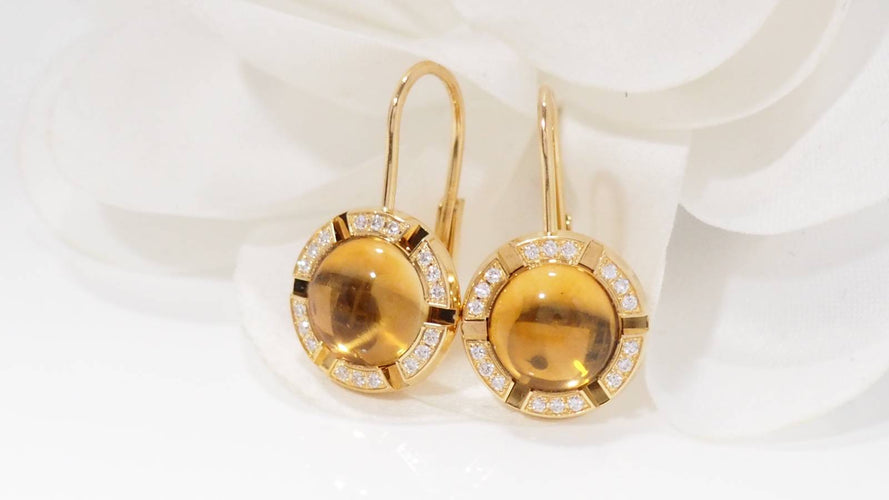 Boucles d'oreilles Chaumet - boucles d'oreilles or jaune 58 Facettes 32115