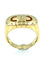 Bague 55 BVLGARI. Collection Parentesi, Bague or jaune 58 Facettes